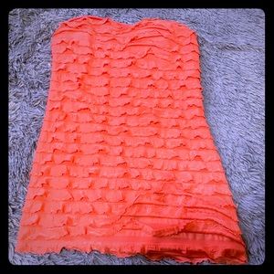Coral Tube Top